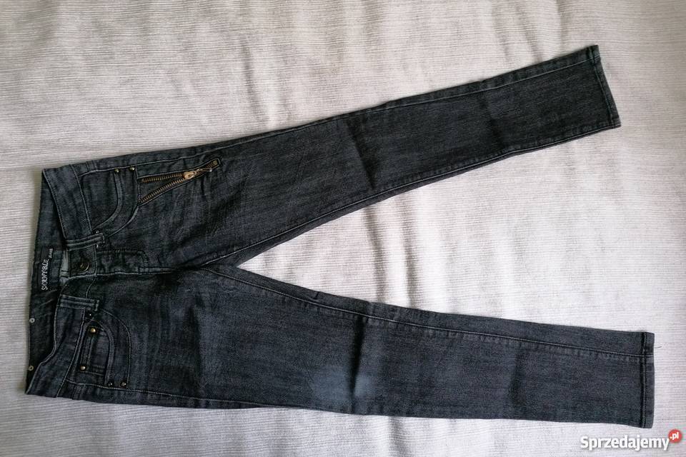 SHANYBLE JEANSSPODNIE JEANSOWE RURKI R26 niebieski Łódź