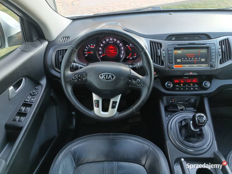 Kia Sportage 17 CRDi srebrny łódzkie Podkonice Miejskie