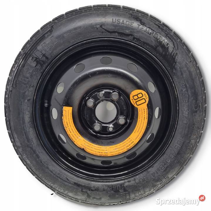 KOŁO DOJAZDOWE Fiat 500 Panda 13580 B14 R14 4x98 lubelskie Chełm