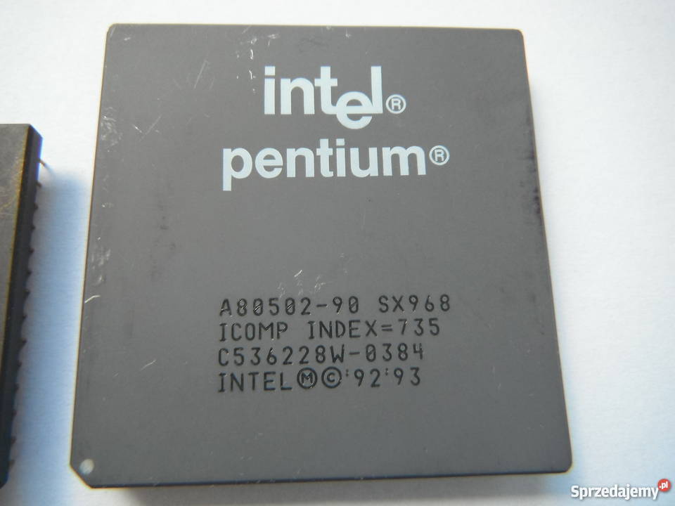 Vintage CPU Intel Collection Intel 286 386 Chlewiska