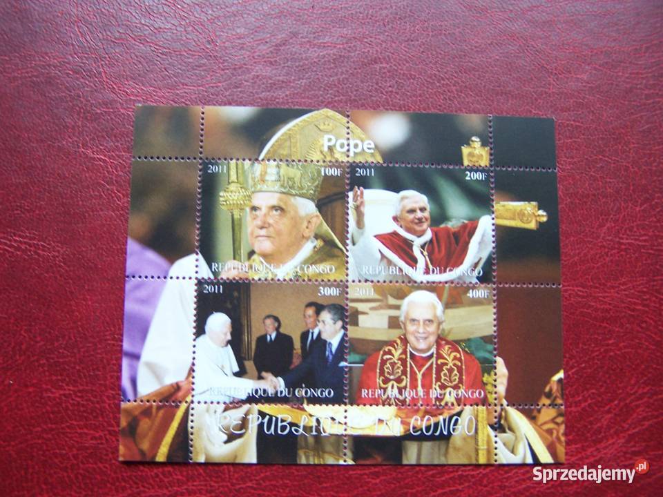 Kongo 2011 CTO Papież Benedykt XVI śląskie Tychy