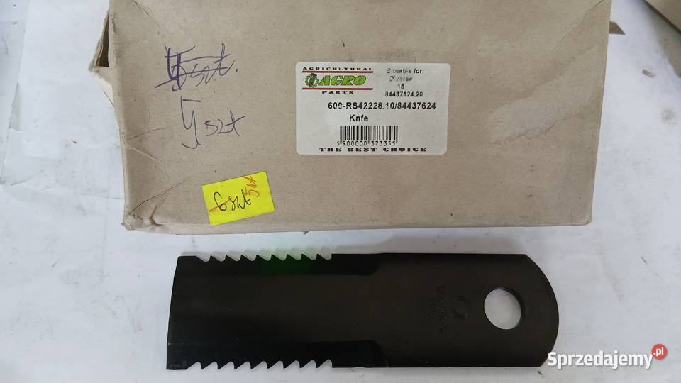 Nóż sieczkarni zębaty Holland 84437624 Radomsko
