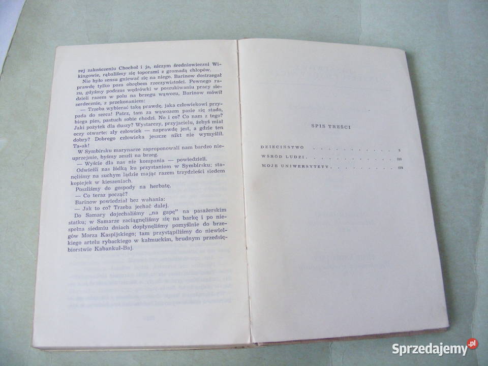 Gorki x 2We wspomnieniach współczesnych literatura piękna - proza zagraniczna sprzedam