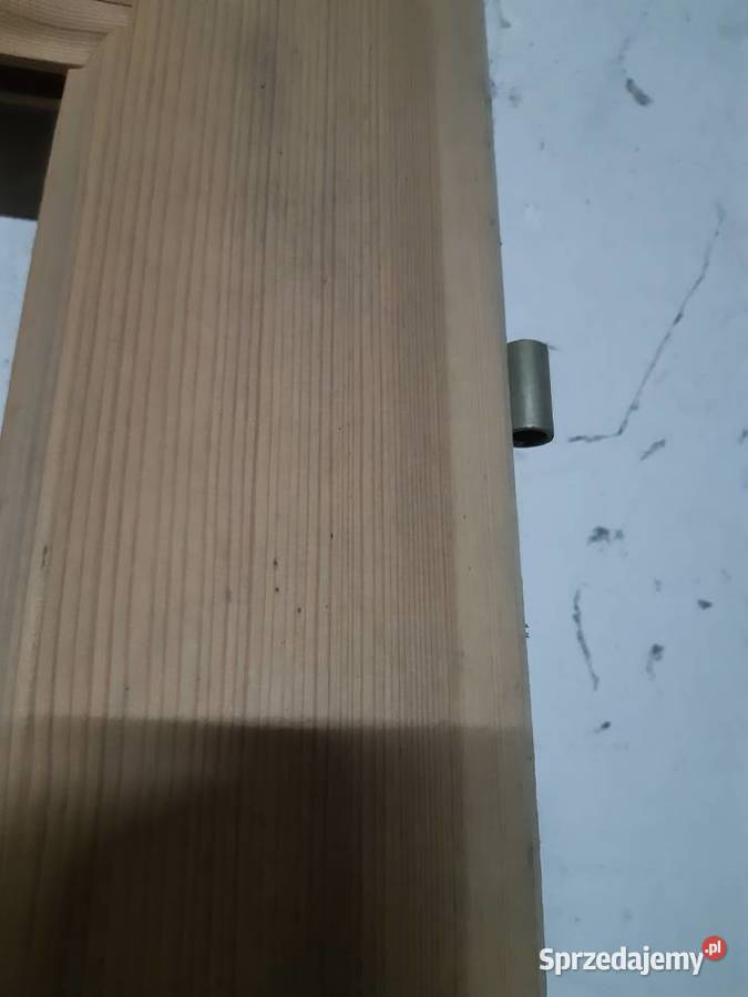 Drzwi drewniane wewnętrzne sosnowe skrzydło Łęczna sprzedam