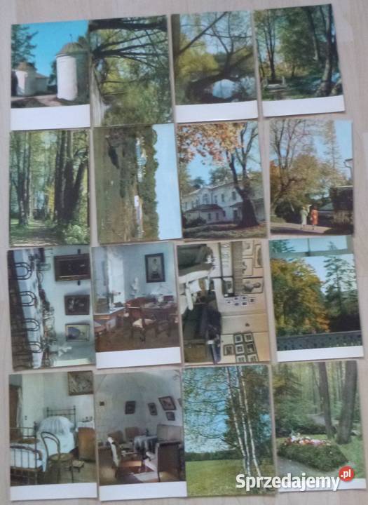 Rosyjskie pocztówki 1967 kpl 16 Muzeum Jasna Warszawa