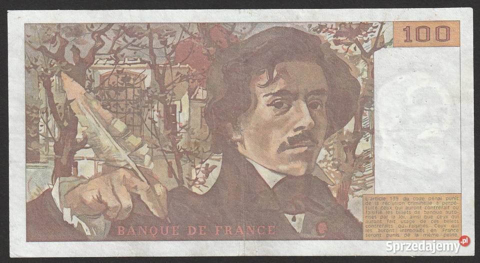 FRANCJA 100 FRANKÓW 1985 Numizmatyka Łódź