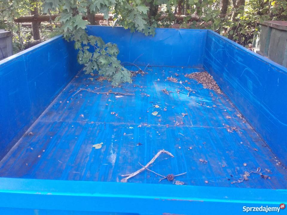 przyczepa jednoosiowa z kiprem zarejestrowana