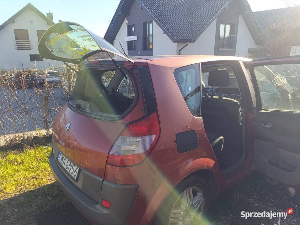 Renault Scenic Renault Scenic II 2 16 benzyna centralny zamek Kraków