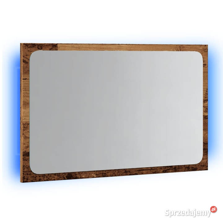 Lustro łazienkowe z LED stare drewno 60x85x38 Warszawa sprzedam
