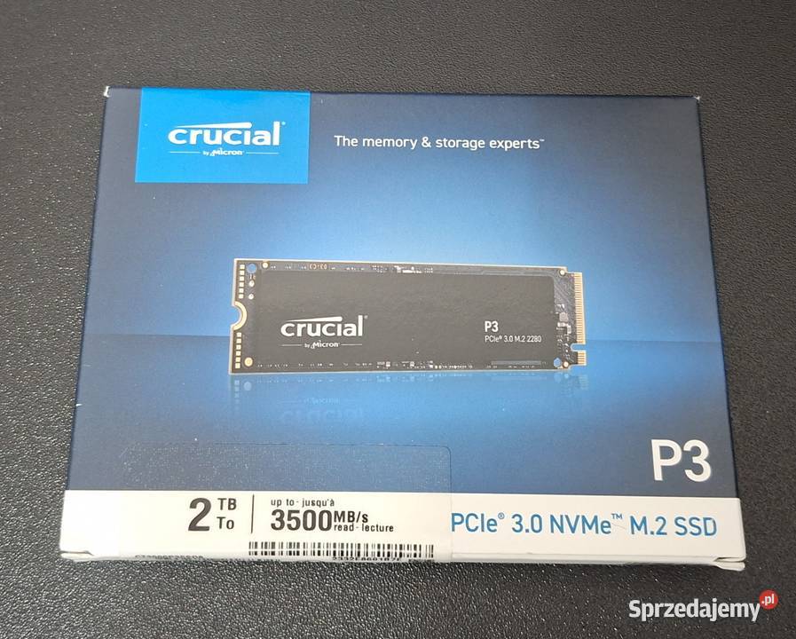 Dysk SSD M2 nvme Crucial P3 2 TB Dyski Warszawa