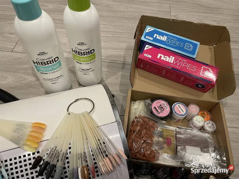 Zestaw do manicure hybrydowego żelowego Pozostałe Szczerbice sprzedam