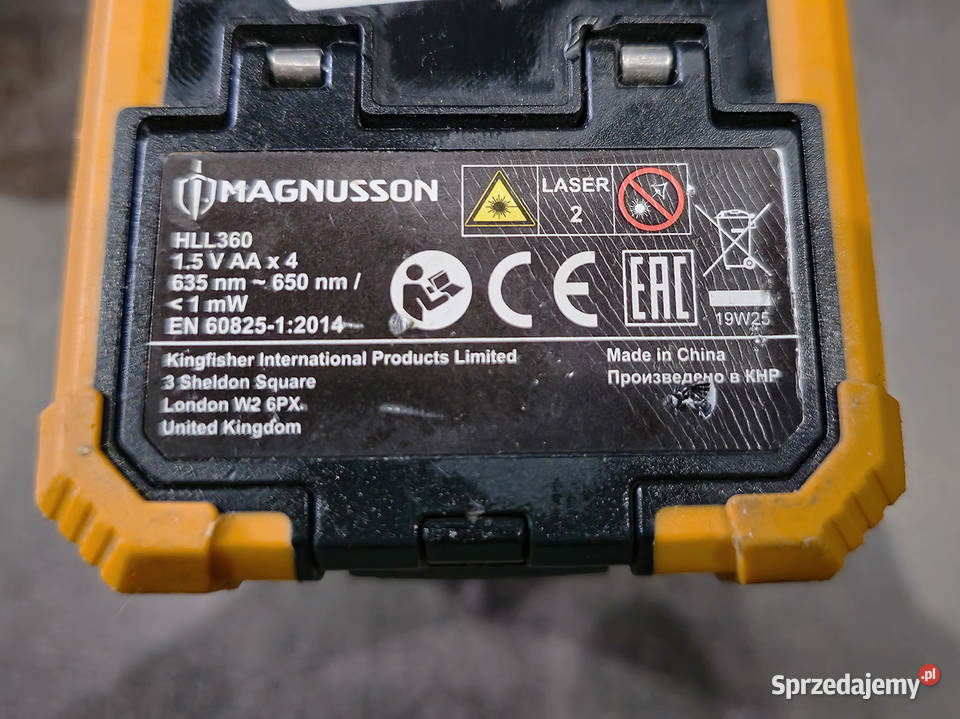 Laser krzyżowy Magnusson HLL 360 15 m 5 Tarnowiec