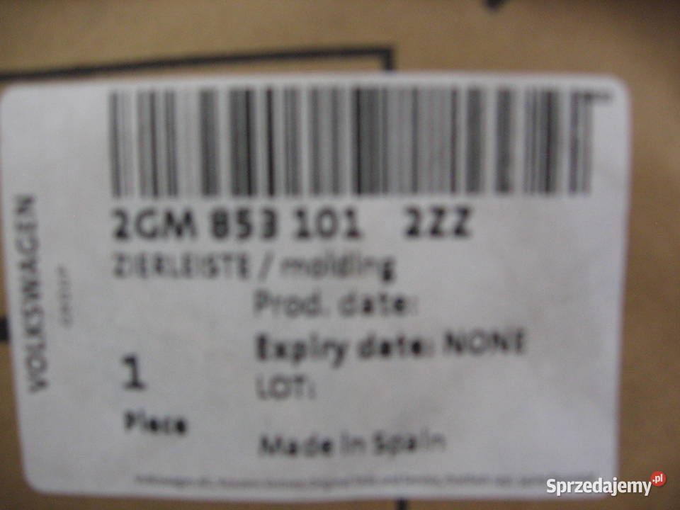 2GM853101 2ZZ Volkswagen TCROSS Ramka halogenu Warszawa