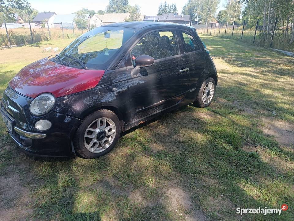 Fiat 500 uszkodzony na sprzedasz o sprowadzony mazowieckie Wyszków
