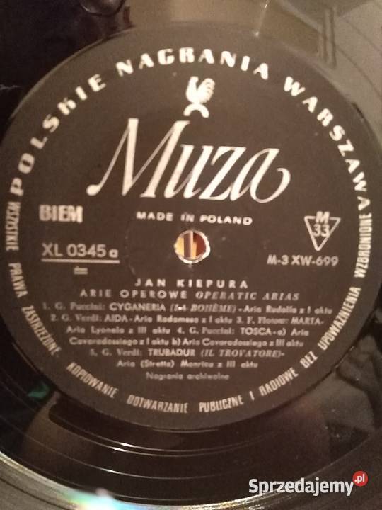 Jan Kiepura Arie Operowe Wałbrzych