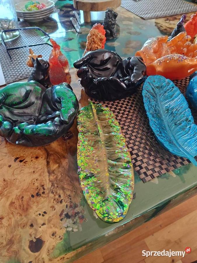 Ozdoby z żywicy epoksydowej Figurki i rzeźby wielkopolskie Nowy Tomyśl sprzedam