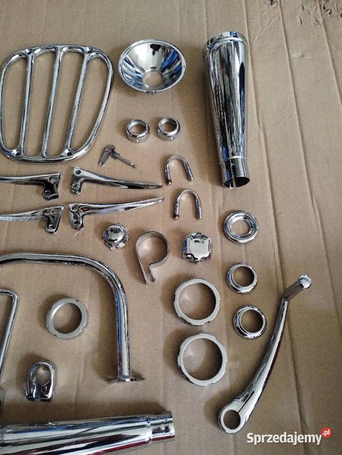 Komar Romet Ogar Motorynka WSK Wfm chromowanie