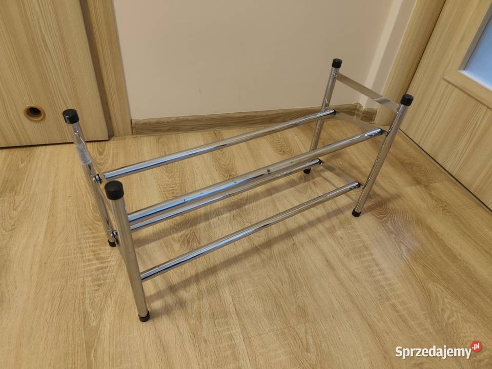 Metalowy stojak na buty półka teleskopowa chrom Dom i Ogród podkarpackie Rzeszów