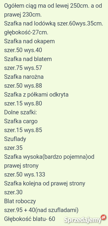 Meble kuchenne ze sprzętem mazowieckie Sierpc