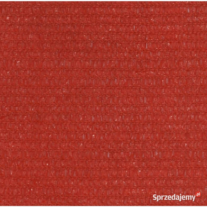 Żagiel przeciwsłoneczny 160 gm czerwony 25x5 m Warszawa