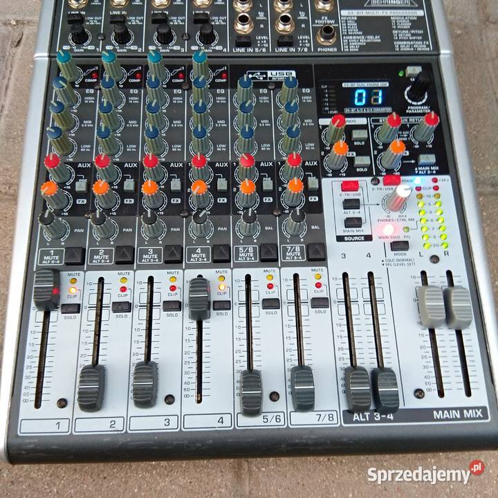 Behringer Xenyx X1204USB wszechstronny mikserym nagłośnienie Świebodzice sprzedam
