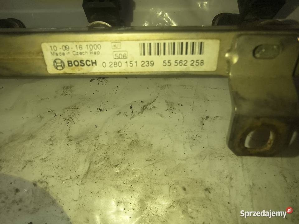 Listwa wtryskowa wtryski Opel Corsa D E Meriva B Strzałków