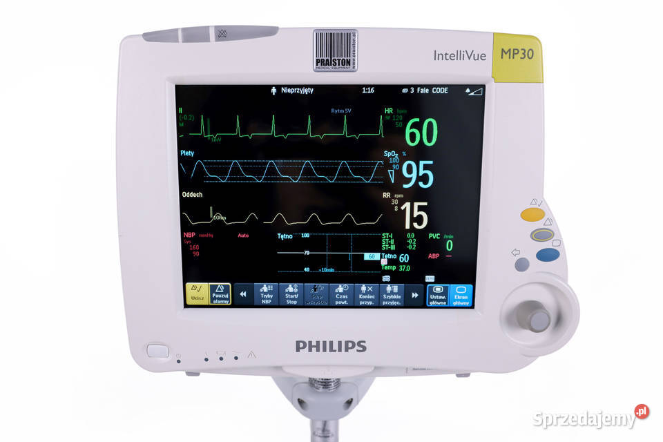 Monitor pacjentakardiomonitor PHILIPS INTELLIVUE Leszno
