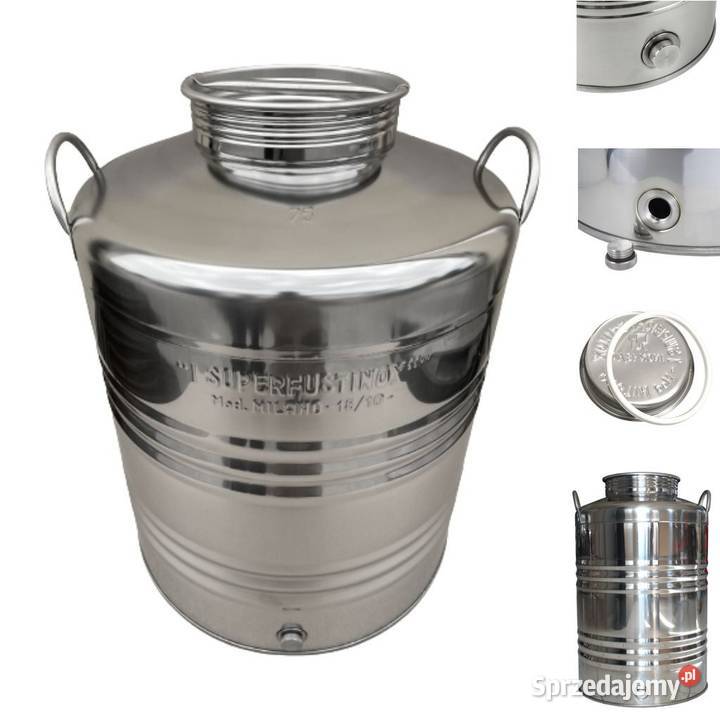 Bańka stal nierdzewna beczka inox 75L whisky Siemianowice Śląskie