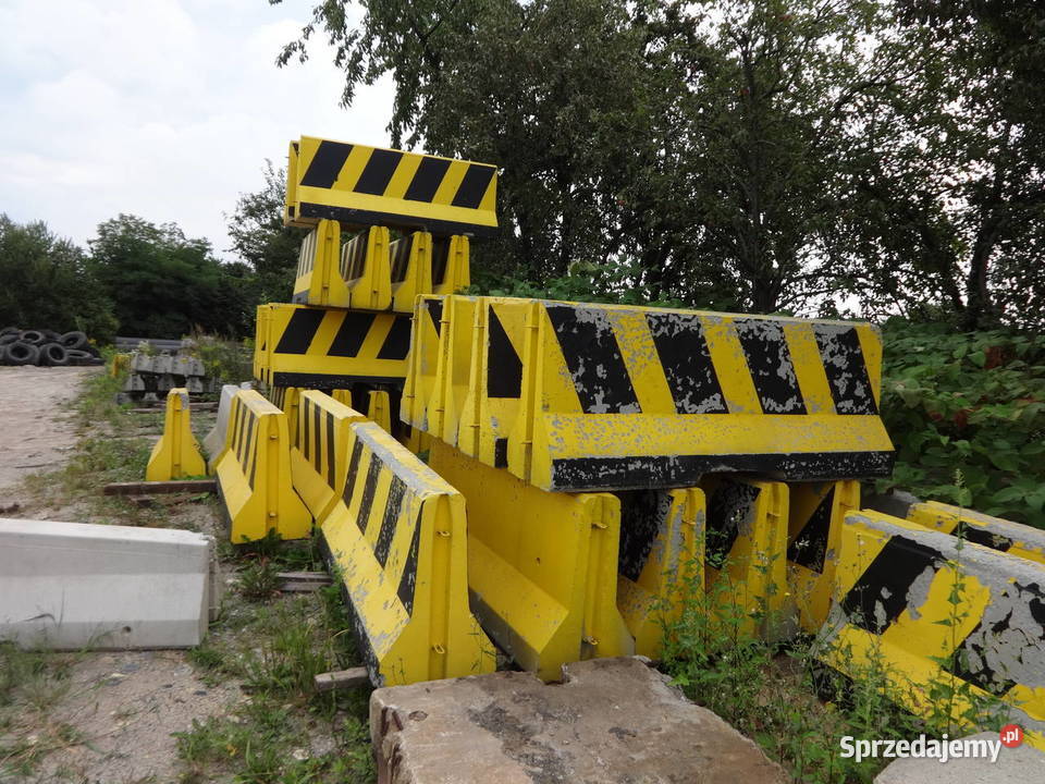 Bariery drogowebetonowe używane jednostronne śląskie Dąbrowa Górnicza