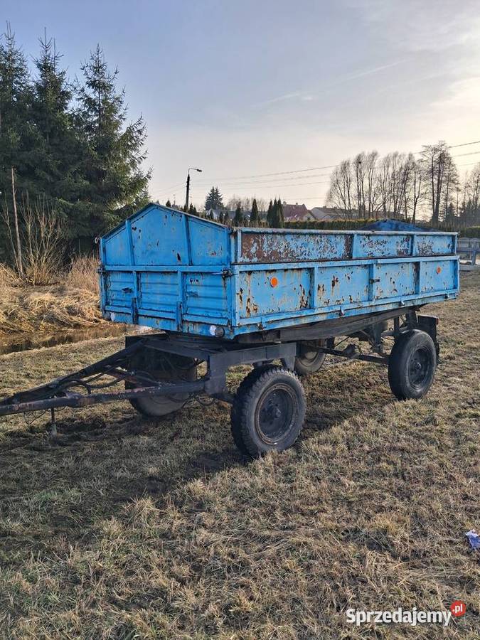 Przyczepa wywrotka d47 nieuszkodzony Rzgów