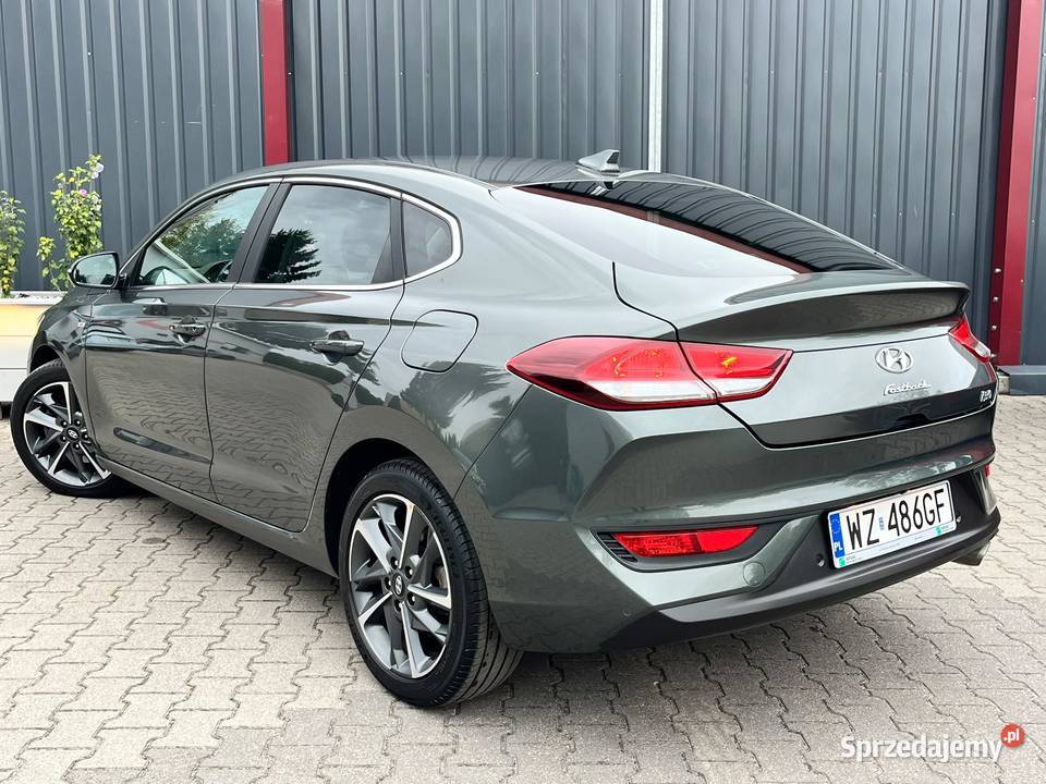 Hyundai i30 15 TGDI DCT salon 61400 FV VAT 23 nieuszkodzony wielkopolskie Tulce