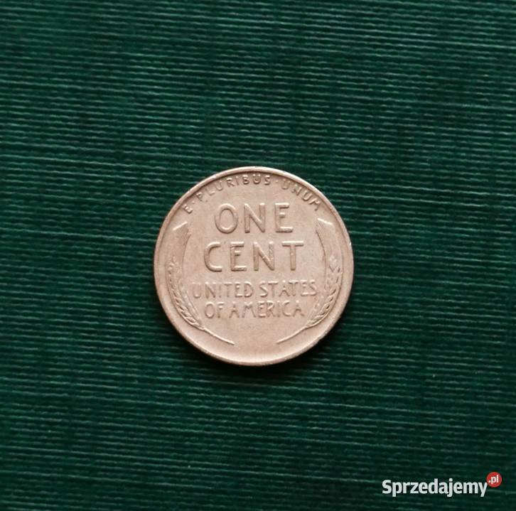 USA 1 cent 1941r Wheat Penny Lincoln Bez znaku Gliwice