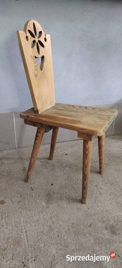 Krzesło ozdobne małopolskie Brzesko