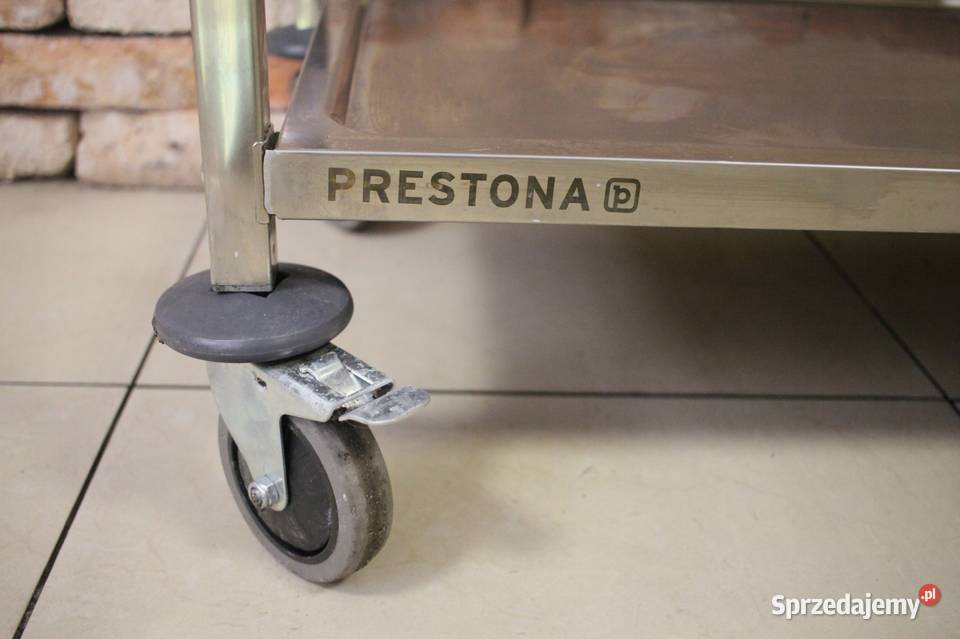 Wózek kelnerski 2półkowy stalow PRESTONA Góra