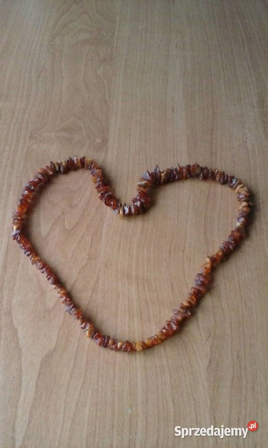 Naszyjnik z bursztynów bałtyckich bursztynowy dolnośląskie Polkowice