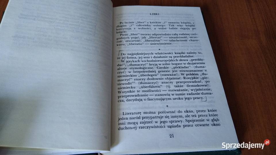 Notatnik tłumacza Karl Dedecius TWARDA 1988 Gdańsk