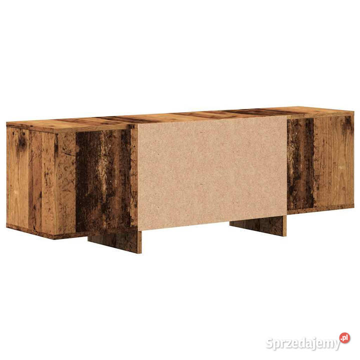 Szafka TV stare drewno 120x30x405 materiał RTV