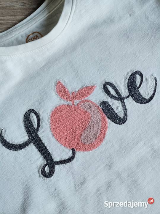 Bluzka koszulka dziewczęca z długim rękawem Love Płock sprzedam