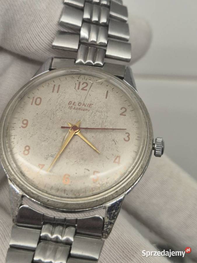 Zegarek mechaniczny Błonie duży XXL