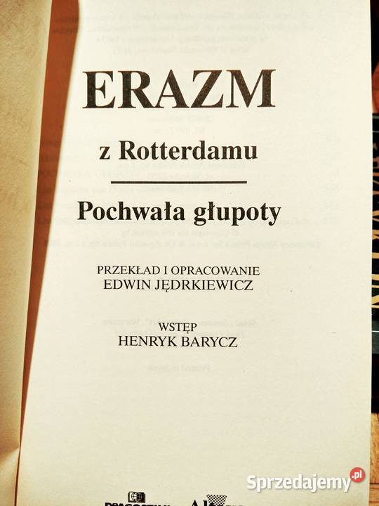 Pochwała głupoty Bródno księgarnie szkolne Warszawa
