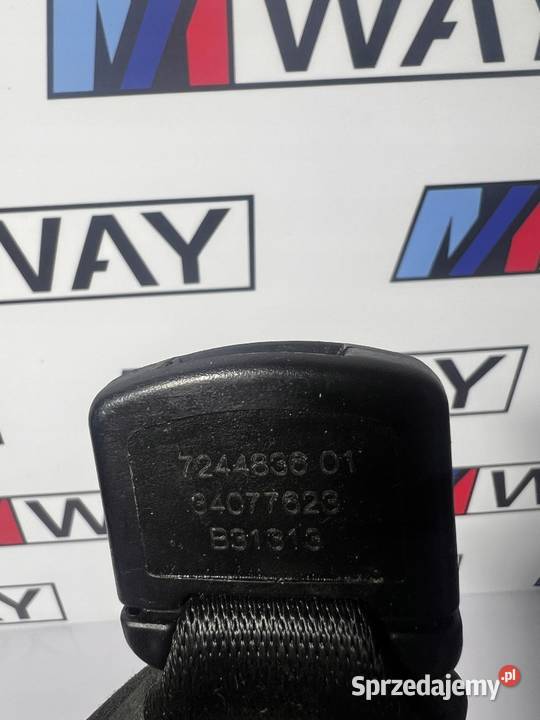 BMW F06 F10 ZACZEP ZAPINKA PASA TYŁ 7244836 osobowe