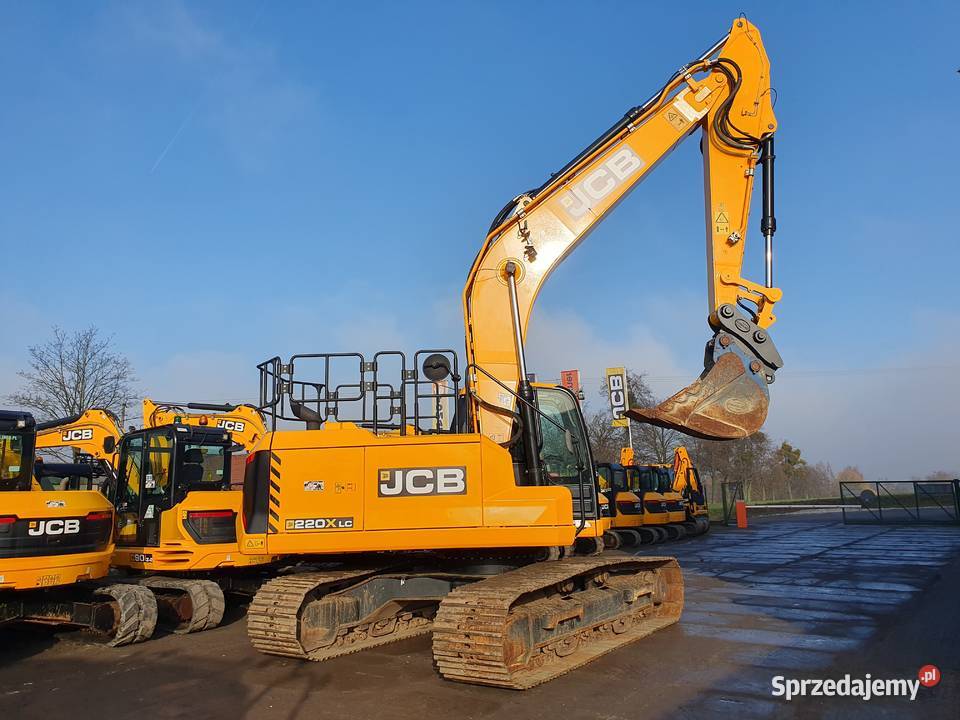 KOPARKA GĄSIENICOWA JCB 220X 24 TONY CAT VOLVO Krotoszyn