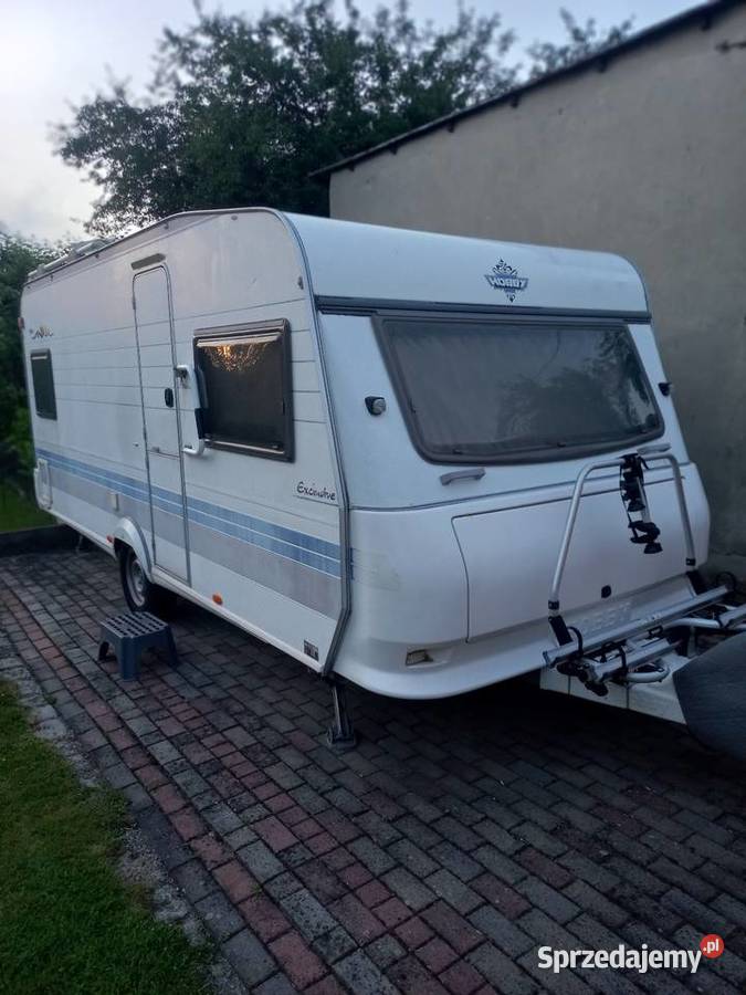 Przyczepa Hobby 495 EXCLUSIV super stan Rok produkcji 2000 Krapkowice sprzedam