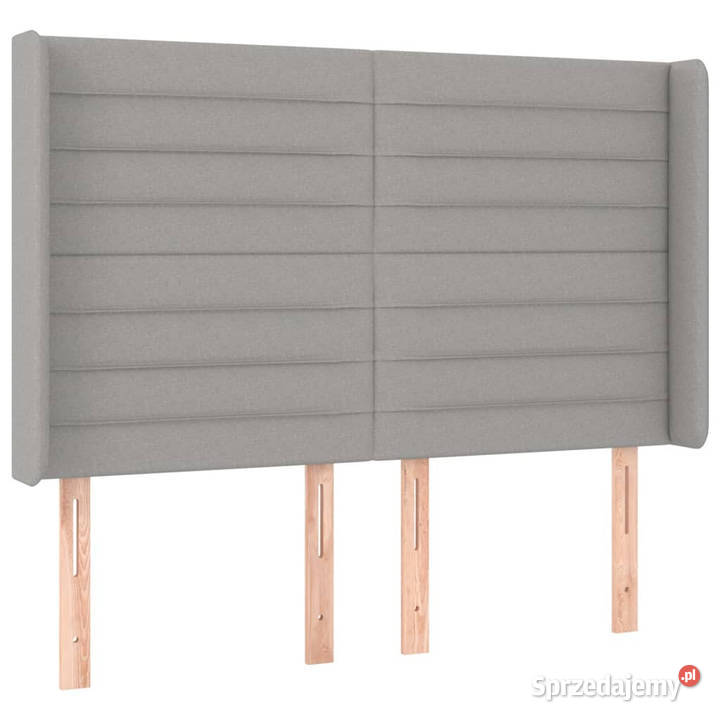 Zagłówek do łóżka z LED jasnoszary 147x16x118128 Warszawa sprzedam