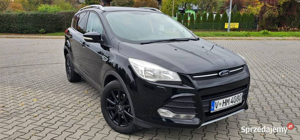 Świeżo sprowadzony Ford Kuga z 2014 roku lakier metallic lubelskie Krasnobród
