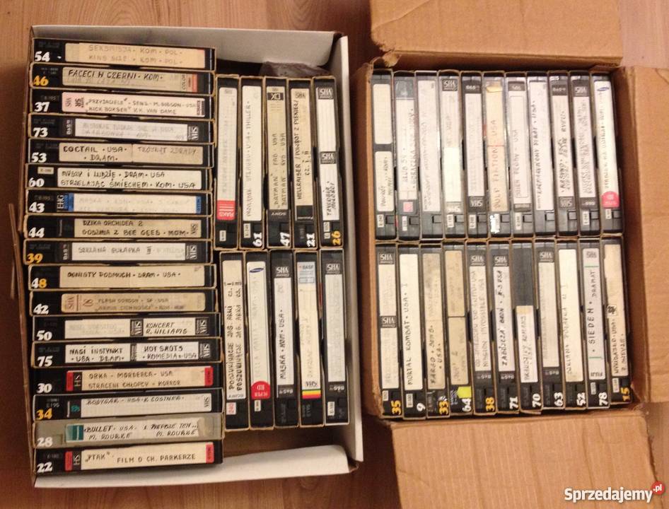 KASETY VHS Warszawa sprzedam