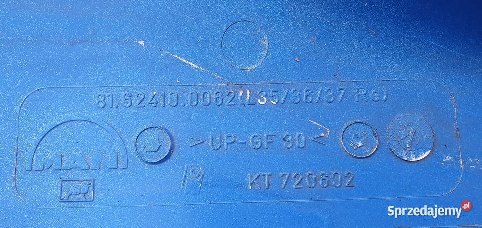 MAN TGA TGL OSŁONA NAKŁADKA SŁUPKA KABINY PRAWA ciężarowe Bieleń