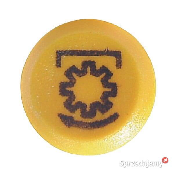 Przełącznik przyciskowy wału WOM okrągły żółty Kamionna