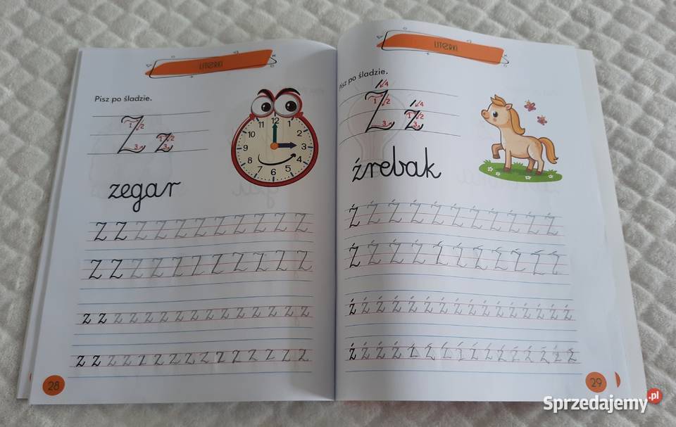 Nauka pisania krok kroku Literki Dragon 2022 Czeladź sprzedam