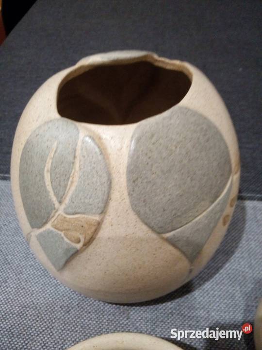 Przepiękny stary komplet ceramiczny Częstochowa